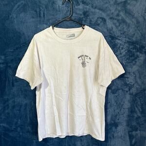 Peace‎ Out Yo BoxSet Casual Printed white T-Shirt 100% Cotton Mens Size Large